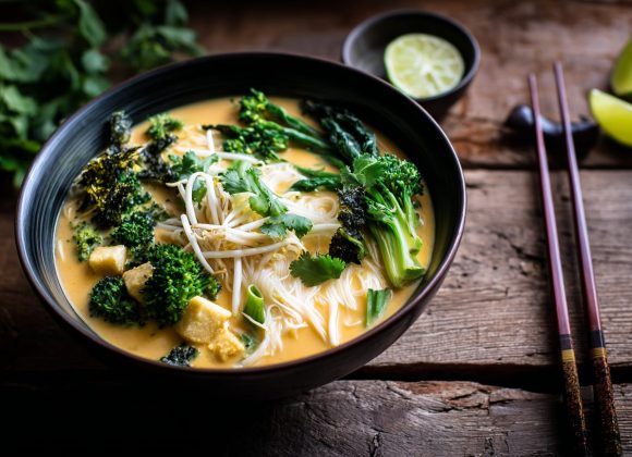 Creamy Coconut Noodle Soup