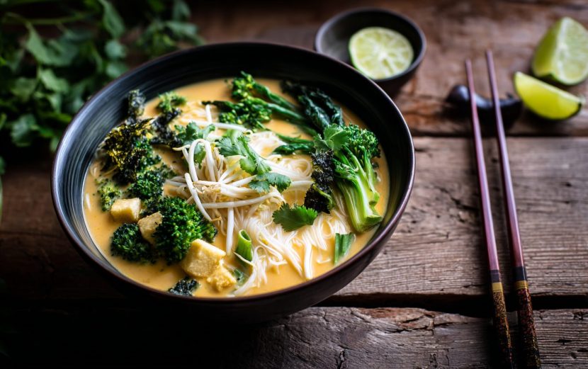 Creamy Coconut Noodle Soup