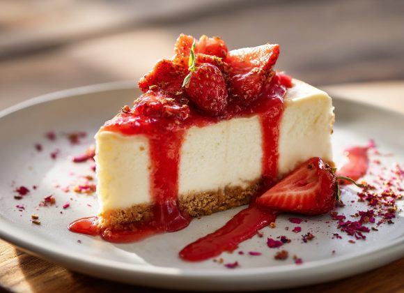 No-Bake Vegan Vanilla Cheesecake