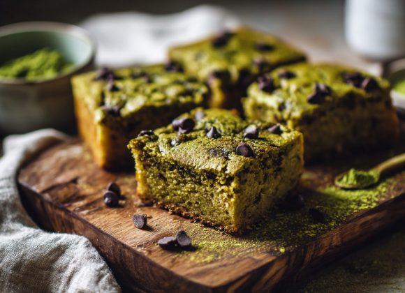 Green Tea Blondies
