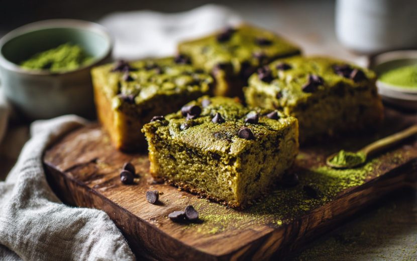 Green Tea Blondies