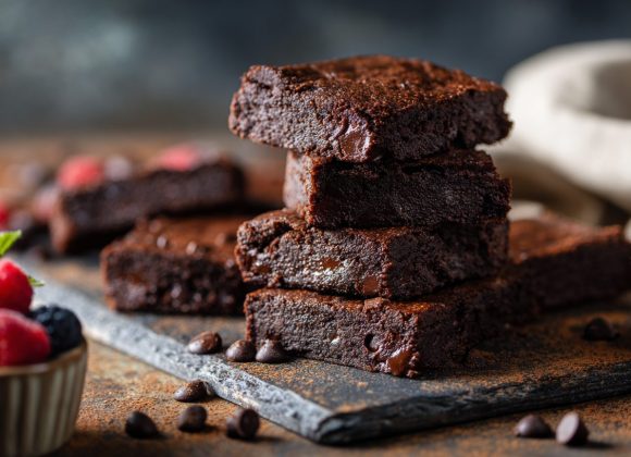 Fudgy Almond Cacao Squares