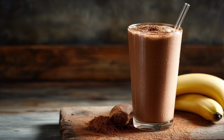 Dark Chocolate Banana Smoothie